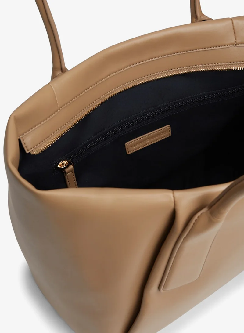 TOMMY HILFIGER  Essential Metallic Logo Tote Bag for Women | Best Price UAE